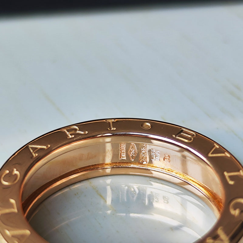 BVLGARI ブルガリ B-ZERO1 ビーゼロワン 18金PG 10号