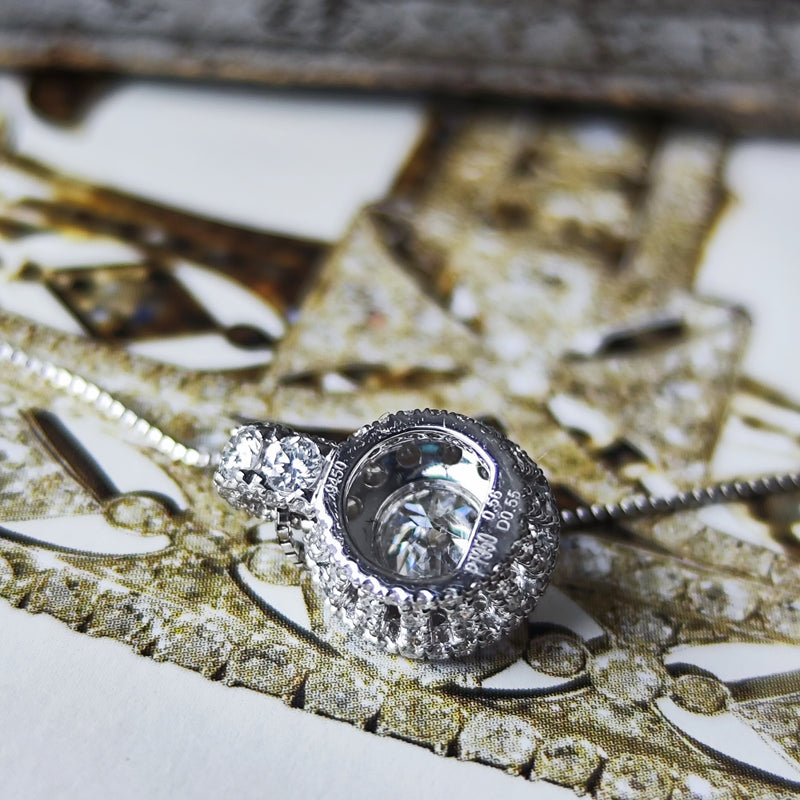 【最高級品質】天然ダイヤモンド0.56ct フローレス Dカラー ネックレス GIA鑑定書付き