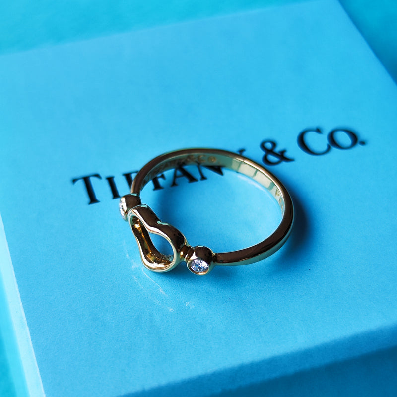 【オールドティファニー】TIFFANY&Co
ティファニー オープンハート ダイヤモンド リング