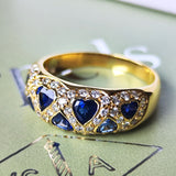 【Vintage Van Cleef & Arpels】ヴァンクリーフ&アーペル サファイア ダイヤモンドリング