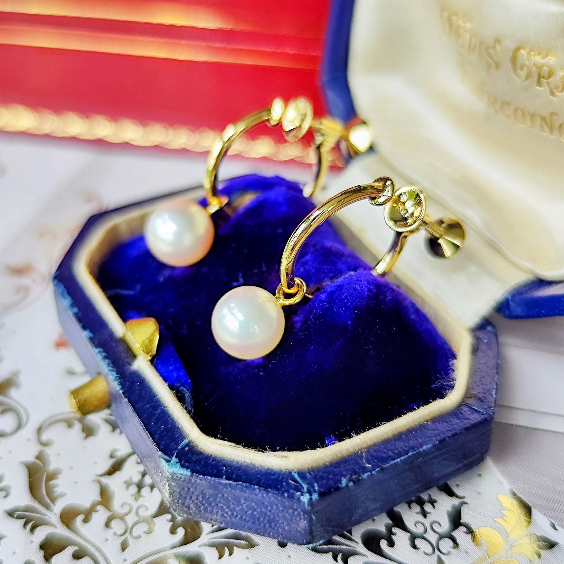 MIKIMOTO ミキモト あこや真珠 イヤリング