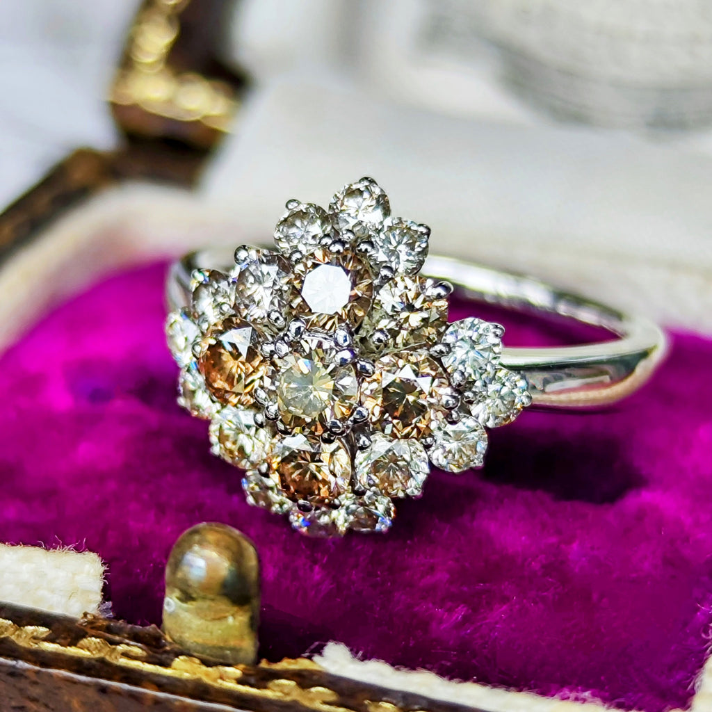 TASAKI 田崎真珠 ブラウンダイヤ 1.38ct リング