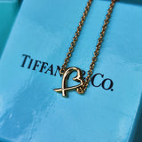 TIFFANY&Co ティファニー ラビングハート ブレスレット １８金YG