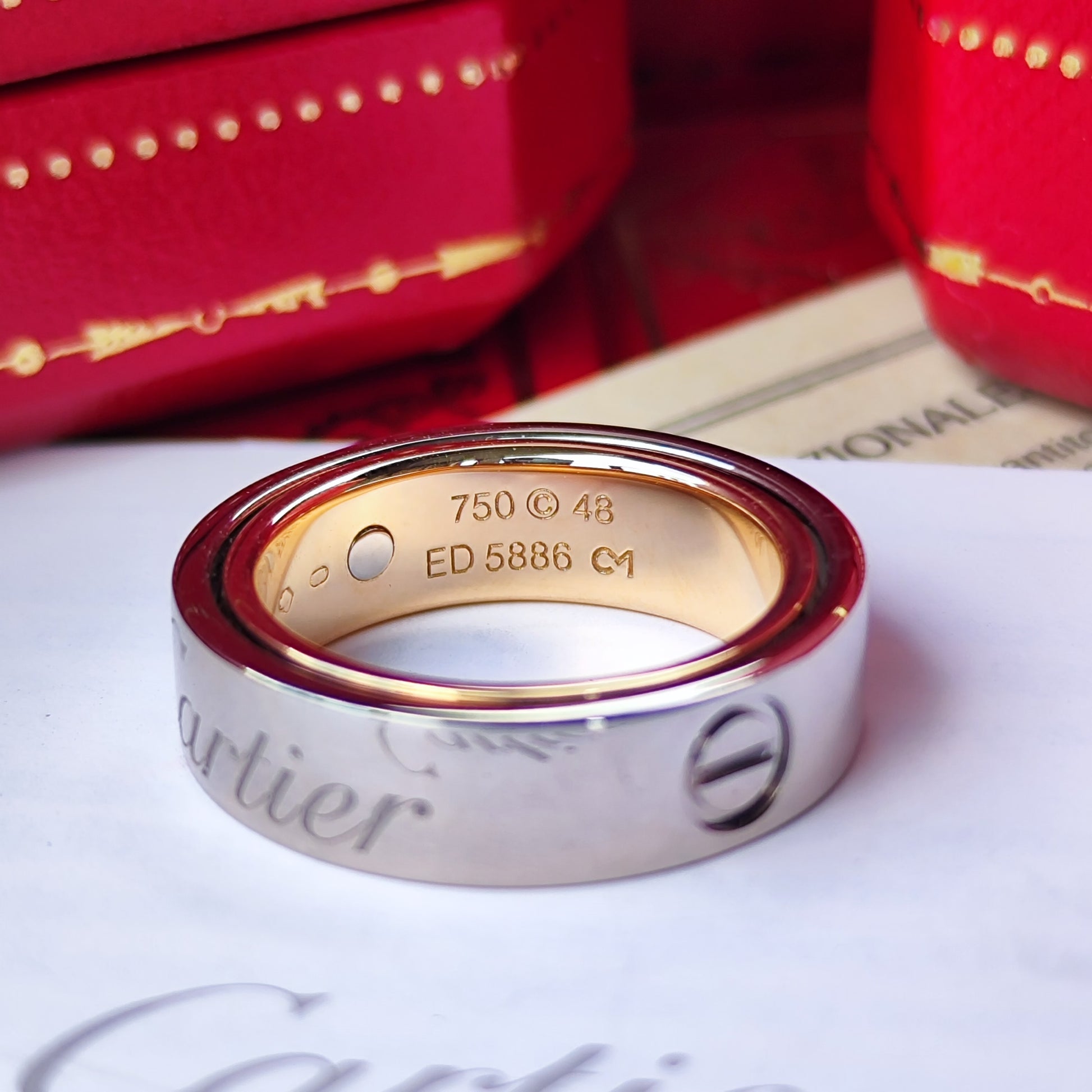 Cartier カルティエ シークレットラブリング 48