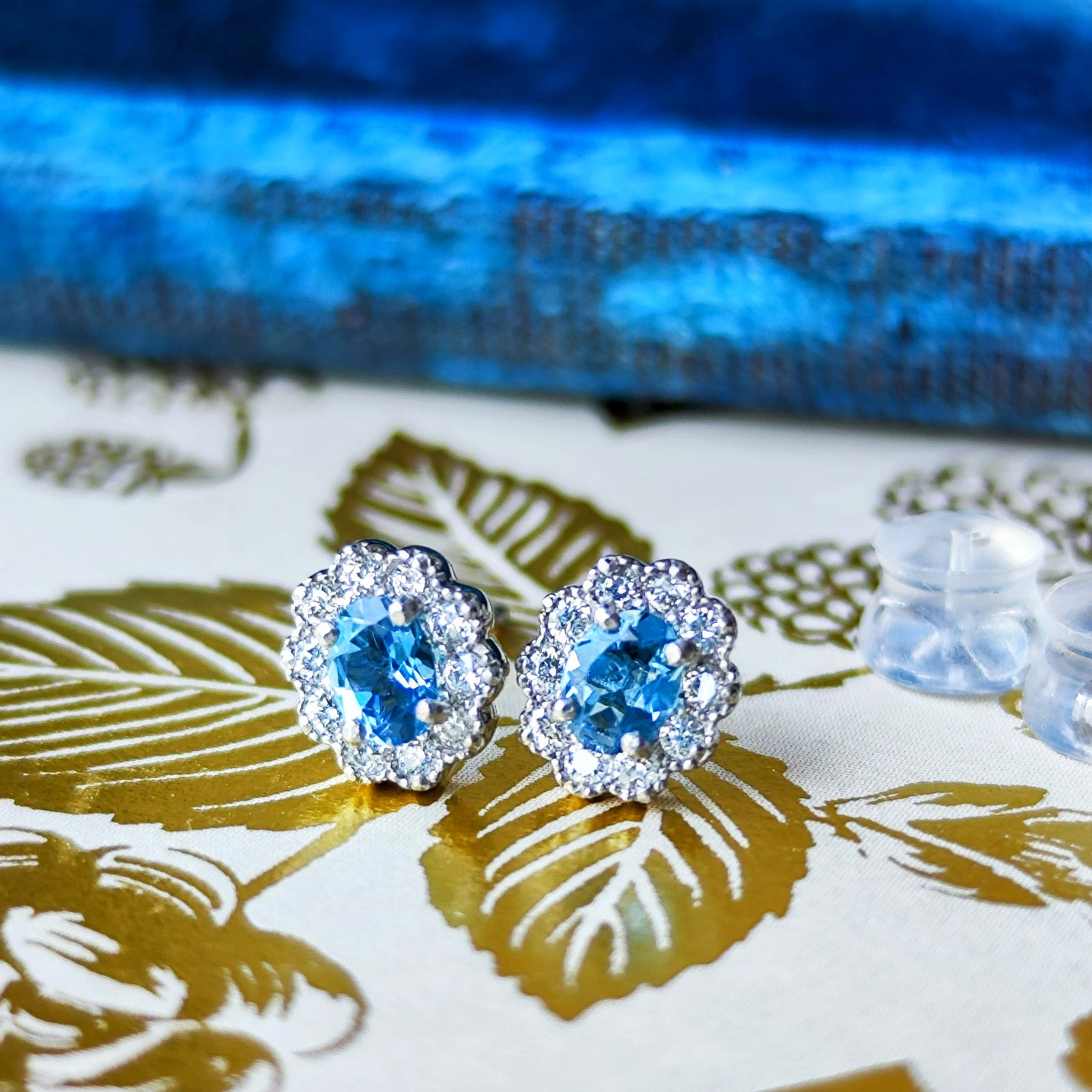 お値下げ】天然アクアマリン 天然ダイヤモンド ピアス – Mico宝飾店