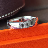HERMES エルメス ヘラクレス ダイヤモンドリング 18金WG 7号