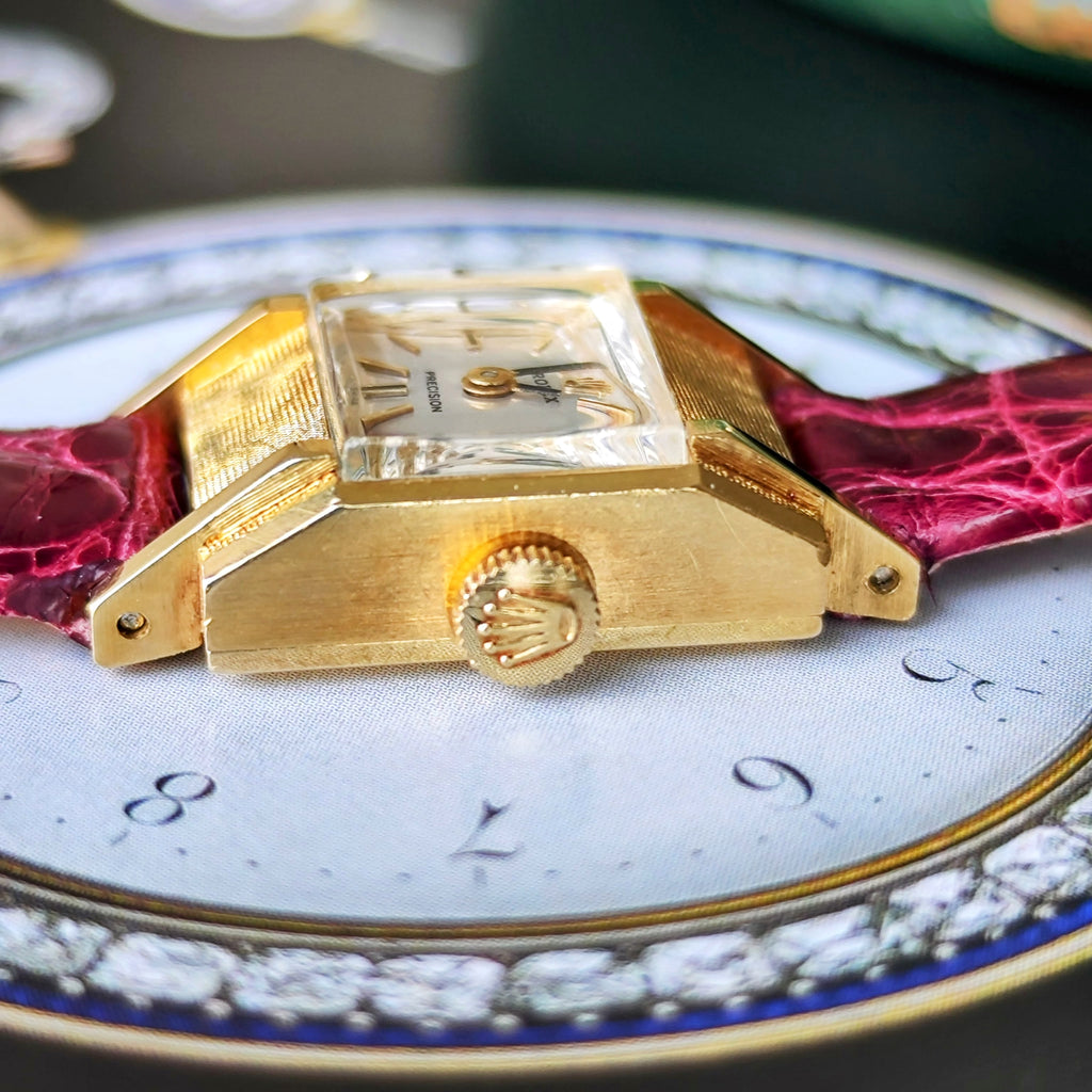 【OH済み】ROLEX ロレックスPRECISION プレシジョン 18金無垢 手巻き腕時計
