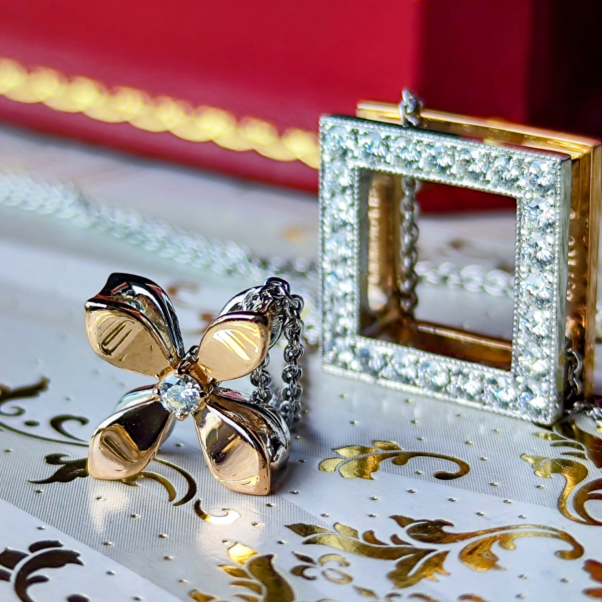 MIKIMOTO ミキモト ダイヤモンド リバーシブル ネックレス