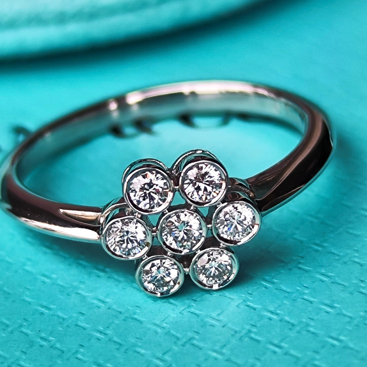 TIFFANY&Co. ティファニー ガーデンフラワー ダイヤモンド プラチナリング