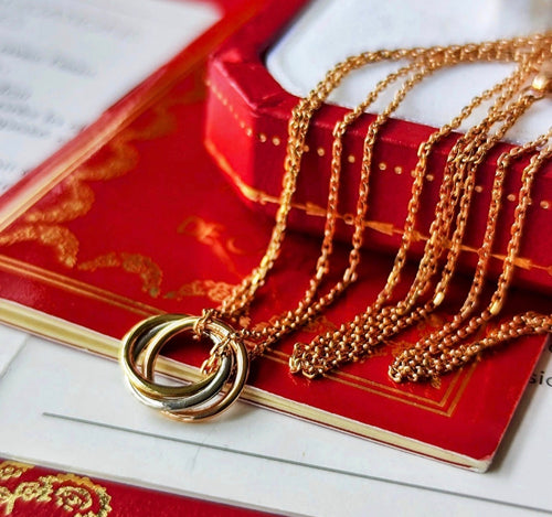 Cartier カルティエ スィートトリニティ ネックレス