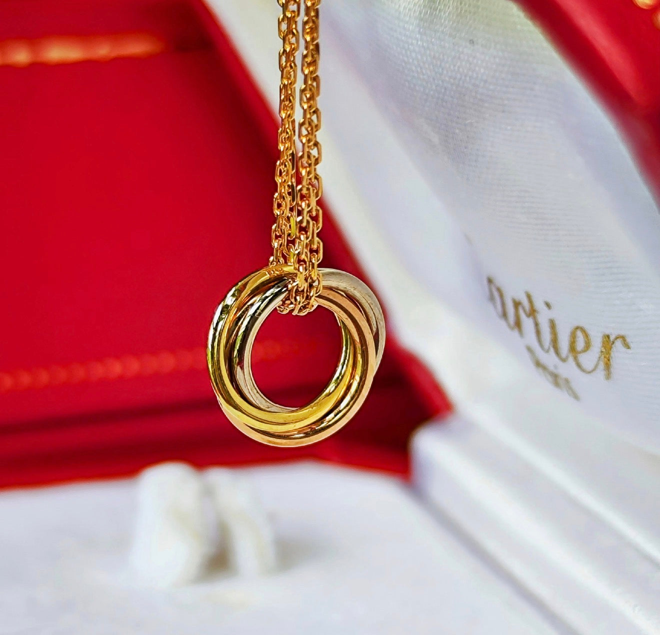 Cartier カルティエ トリニティ ミニモデル ネックレス – Mico宝飾店