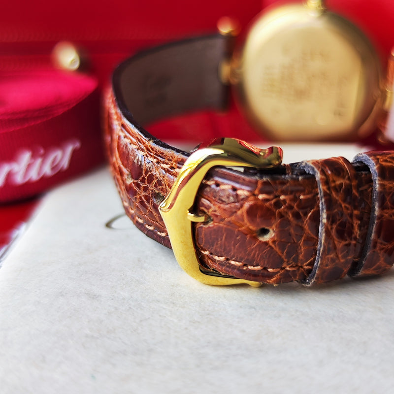 【ボーイズサイズ】Cartier カルティエ マストヴァンドーム LM クォーツ腕時計