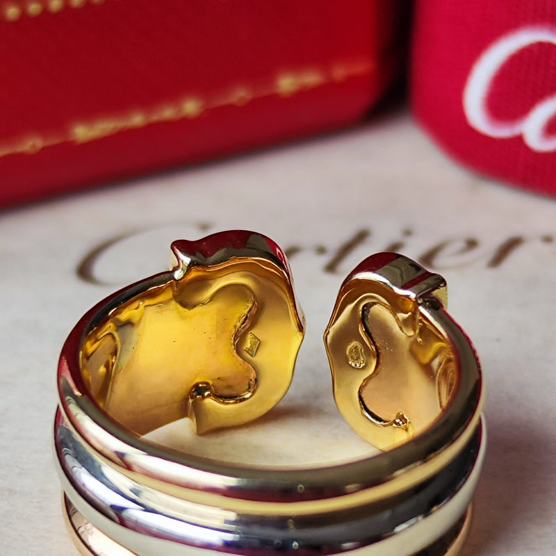 Cartier カルティエ 2C（デューブル・シー）18金 11号 リング