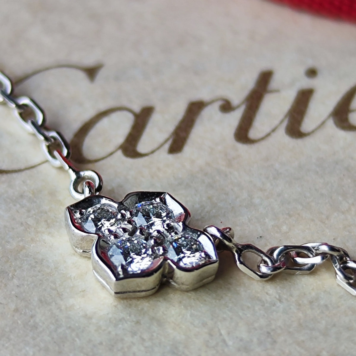 Cartier カルティエ インドミステリューズ ネックレス 18金WG