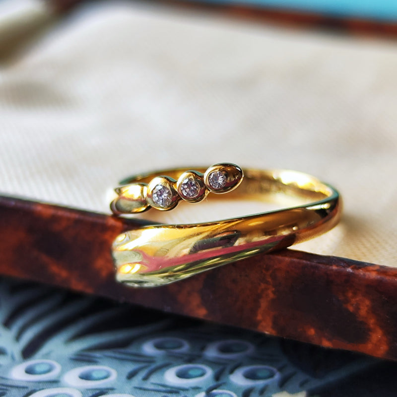 TIFFANY &Co ティファニー スネークリング ダイヤモンド リング