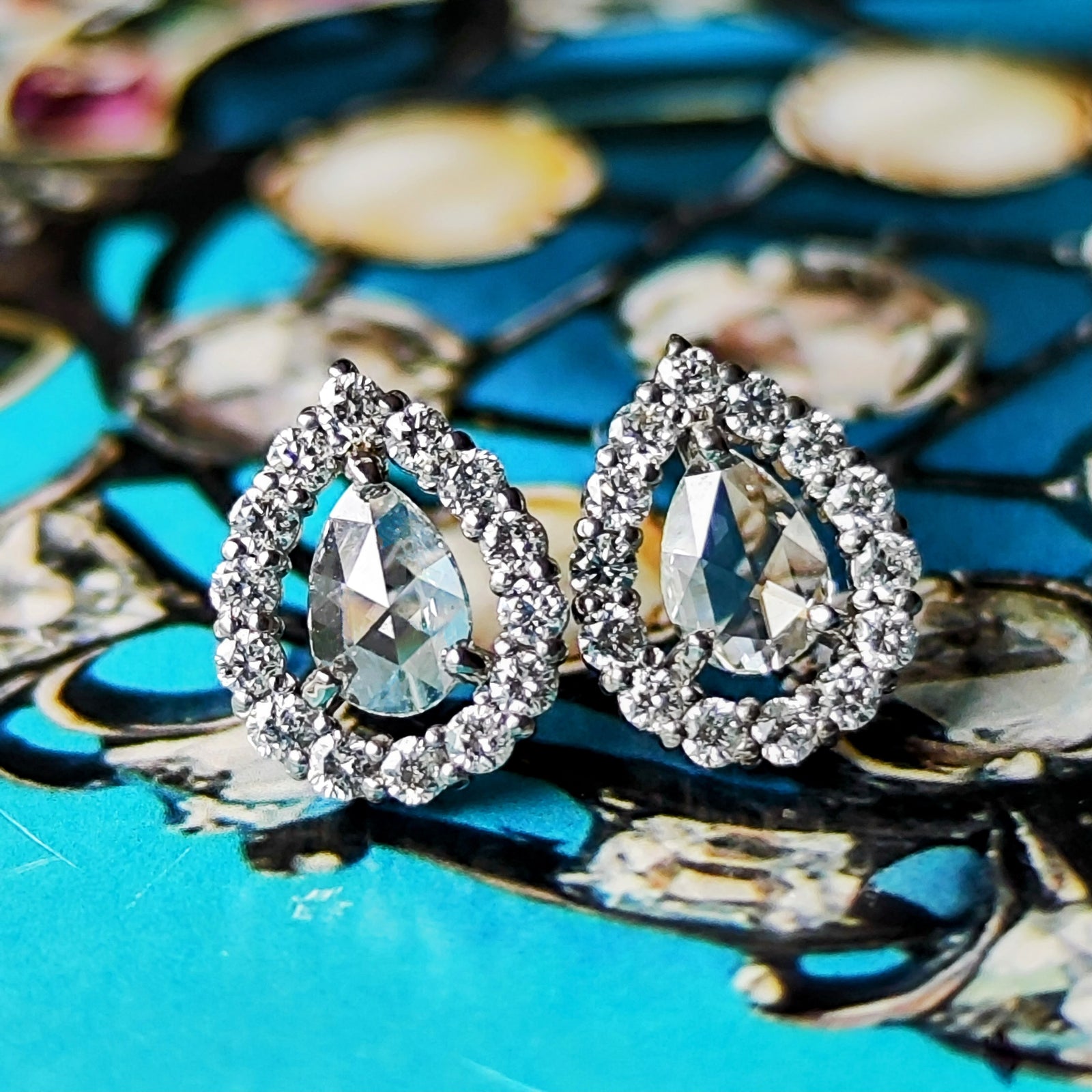 ピアス両耳0.773ct 天然ダイヤモンドpt900