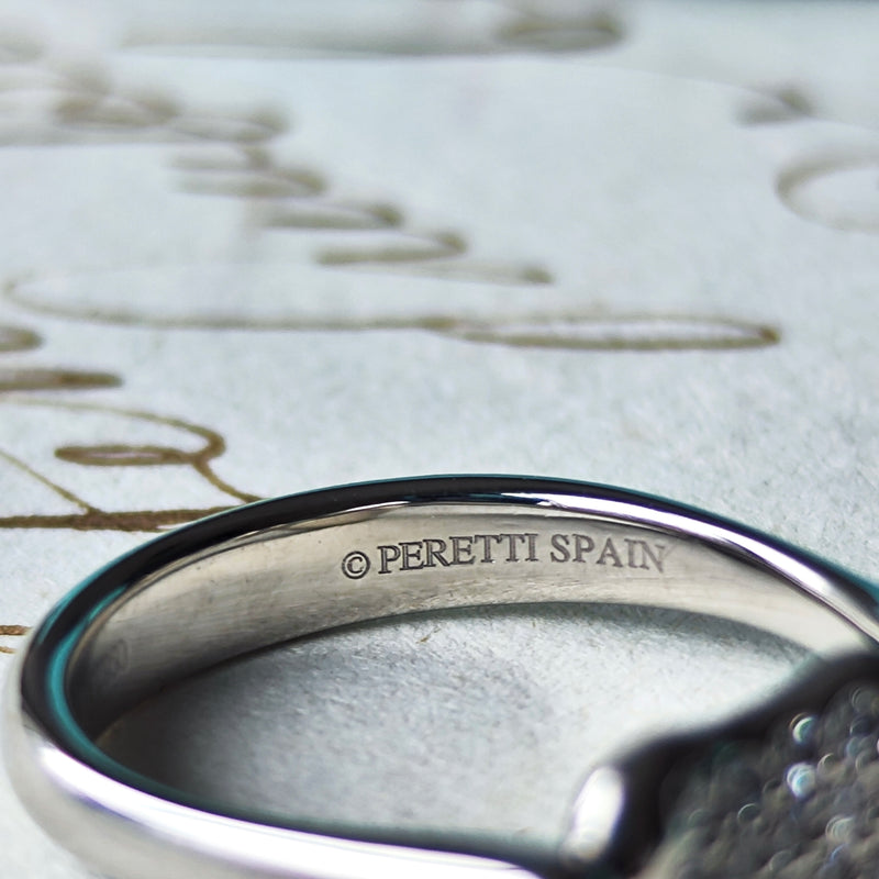 TIFFANY&Co ティファニー ビーン ダイヤモンドリング プラチナ