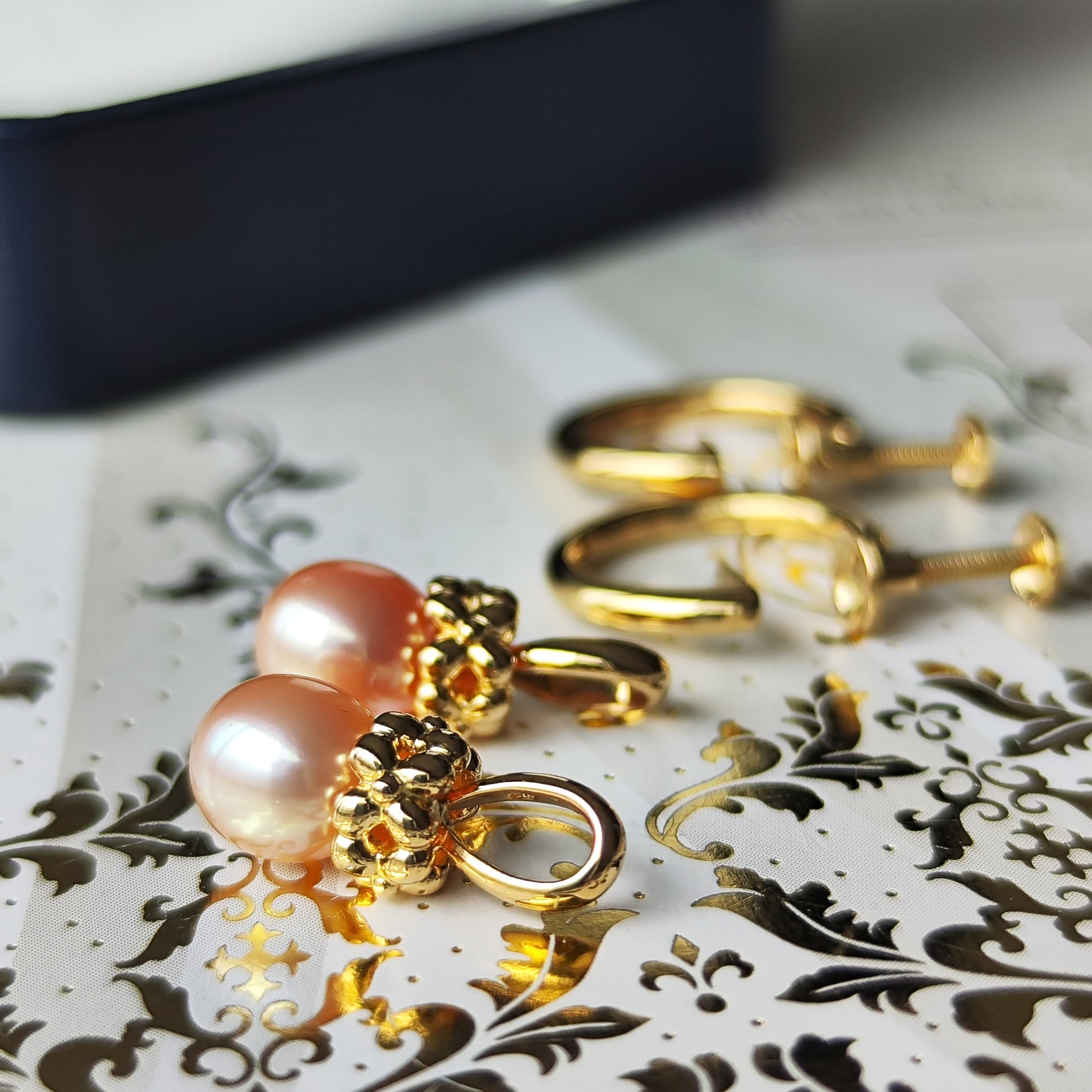 TASAKI 田崎真珠 淡水真珠 イヤリング チャーム