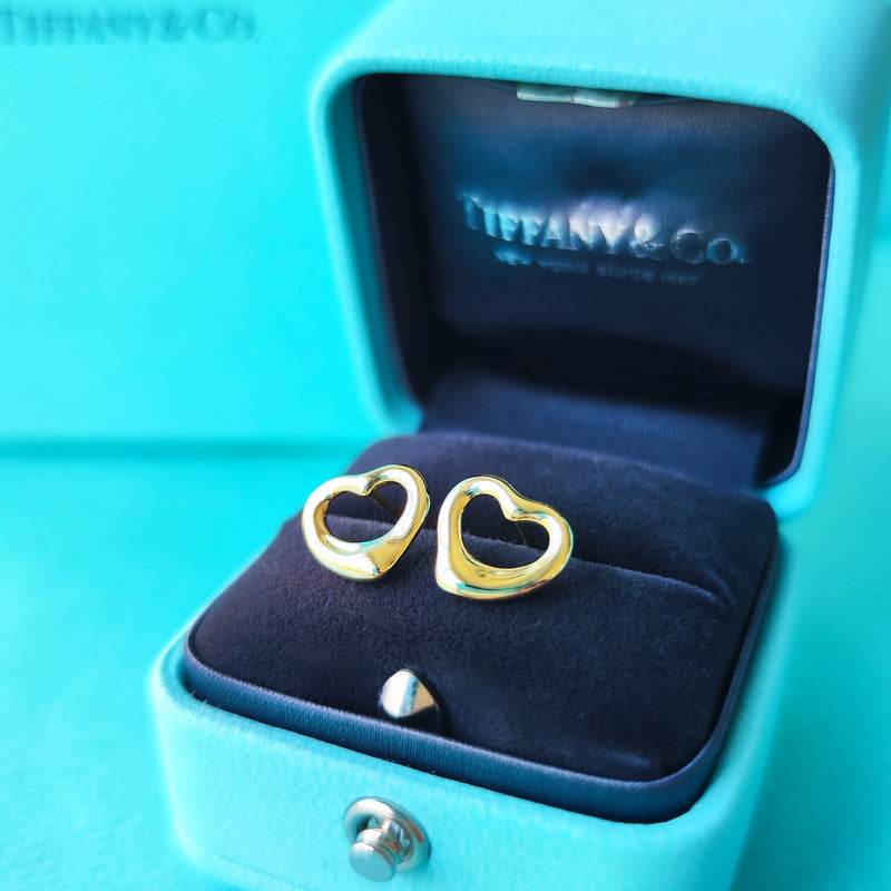 TIFFANY &Co ティファニー オープンハート 18金YG ピアス