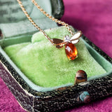 Chaumet ショーメアトラップ・モワ 天然シトリン 天然ダイヤモンド ネックレス