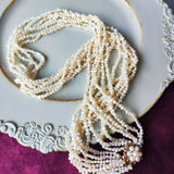 TASAKI 田崎真珠 淡水パール 7連ネックレス 14金