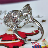 【全石 ハート&キューピッド】天然ダイヤモンド ハートモチーフ 1.90ct リング