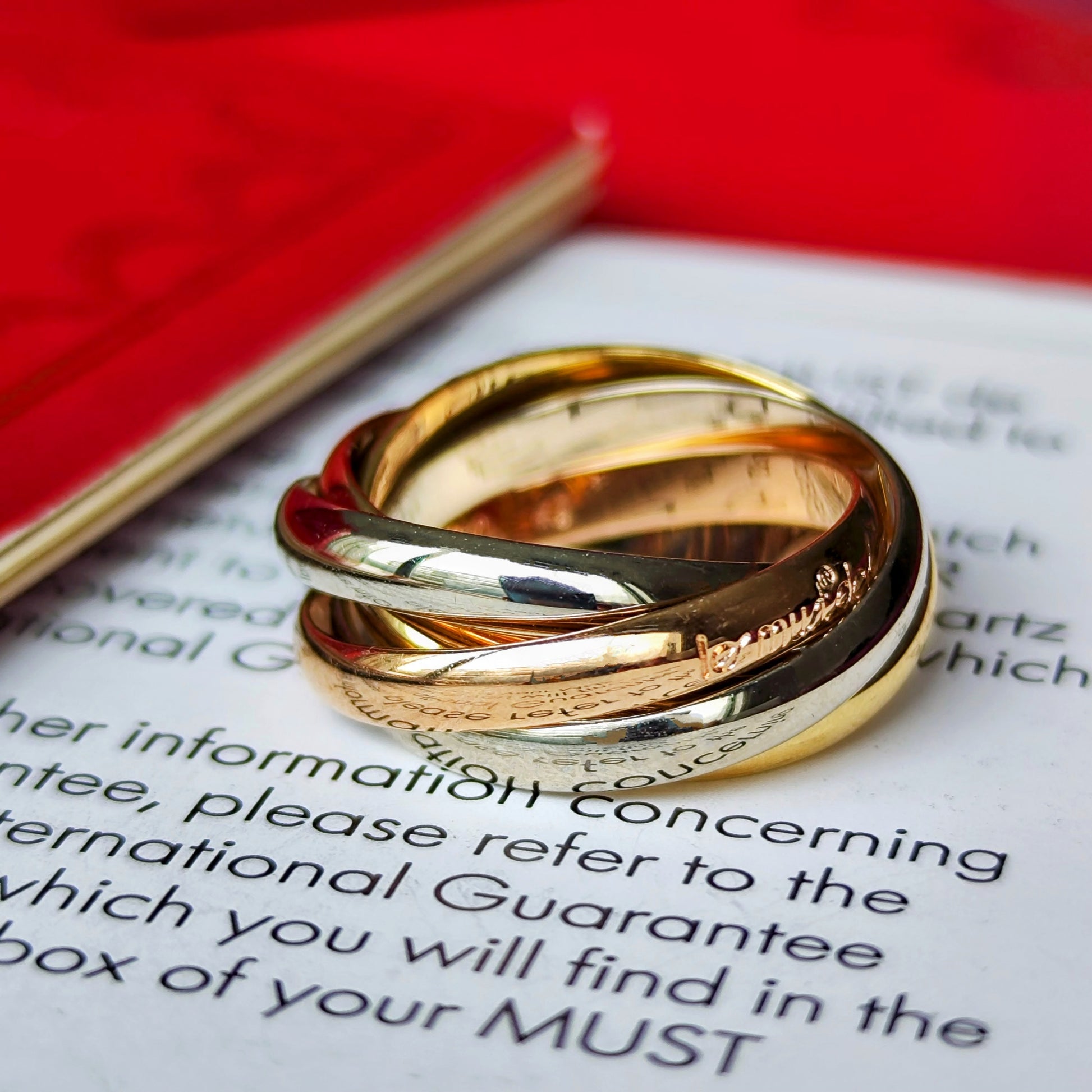 Cartier カルティエ トリニティ5連 49