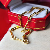 Cartier カルティエ メカノ チェーンブレスレット 18金