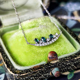 【初期の頃のルース】天然グランディディエライト 天然ダイヤモンド ネックレス