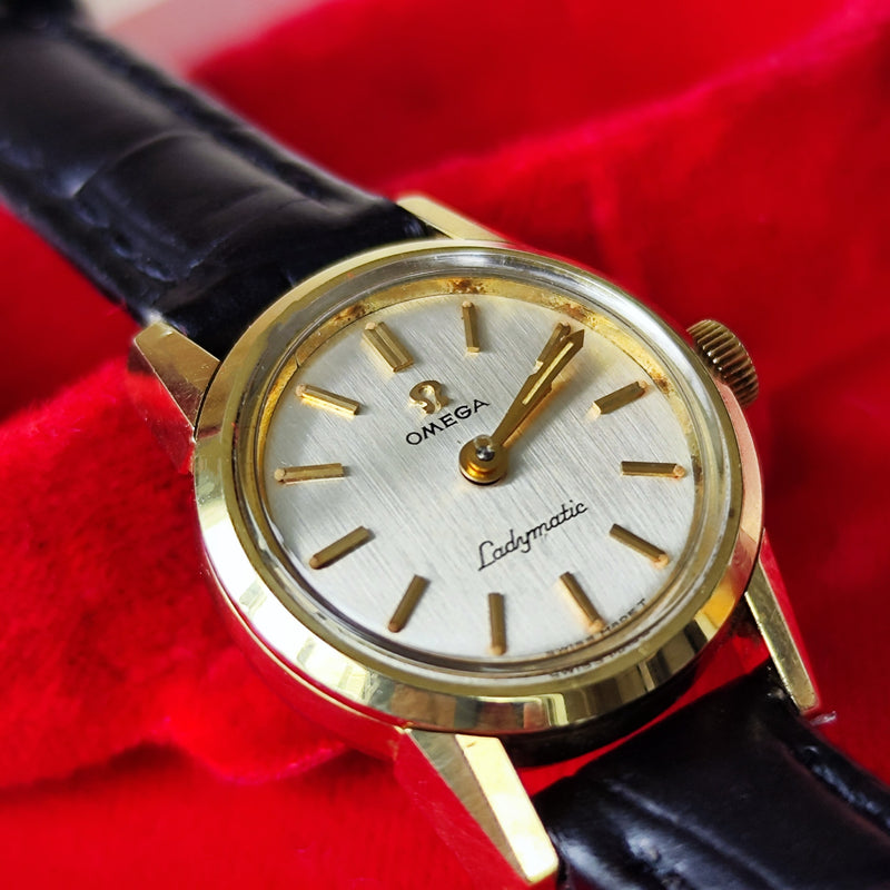 【OH済み】OMEGA オメガLADYMATIC/レディマティック 自動巻き 腕時計