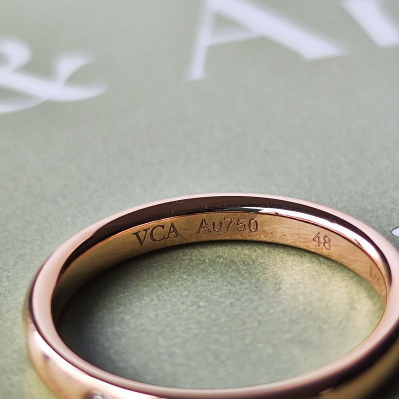 Van Cleef & Arpels ヴァンクリーフ&アーペル アンフィニエトワール ダイヤモンド 18金PG 48