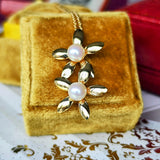 TASAKI 田崎真珠 あこや真珠 フラワー ペンダントトップ