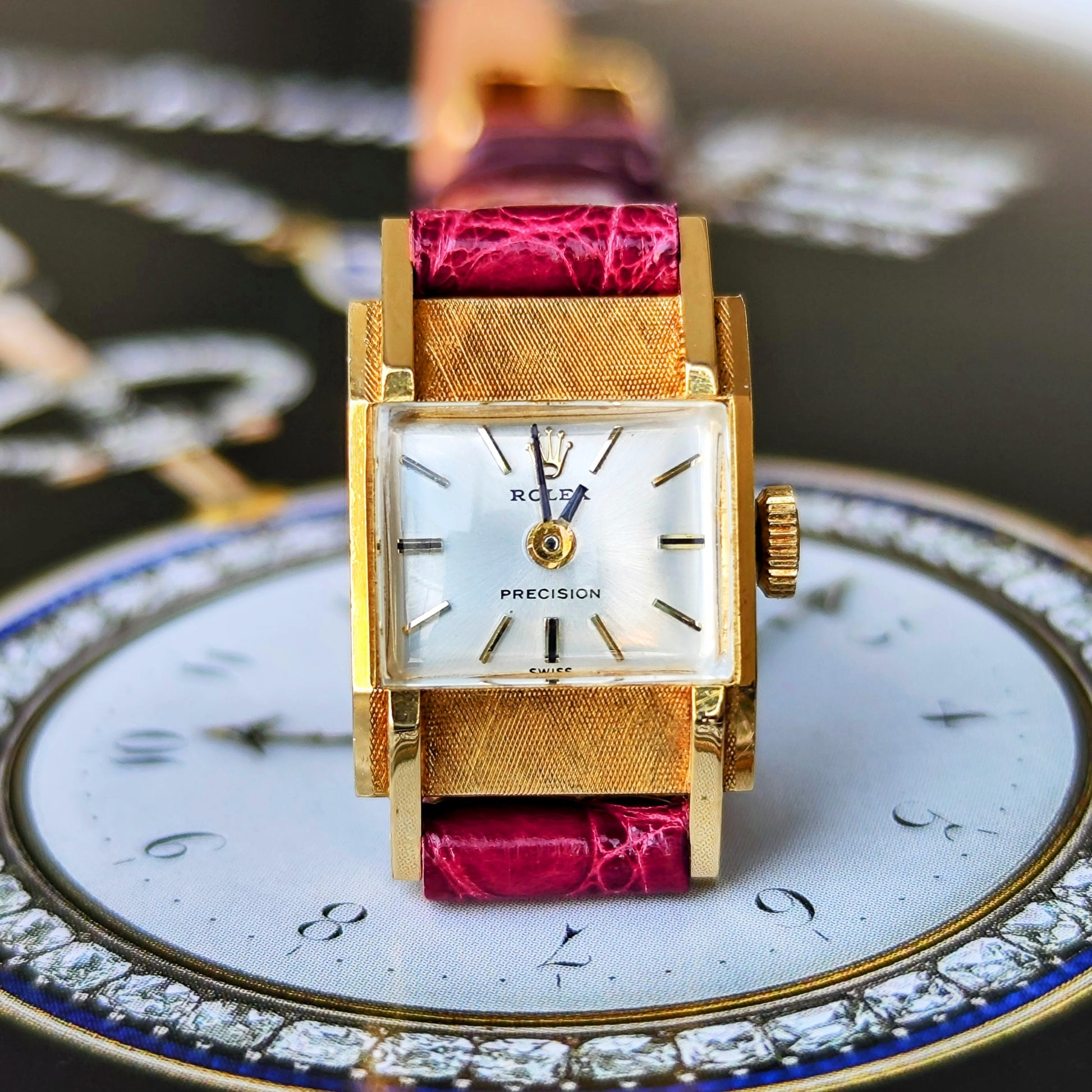 【OH済み】ROLEX ロレックスPRECISION プレシジョン 18金無垢 手巻き腕時計