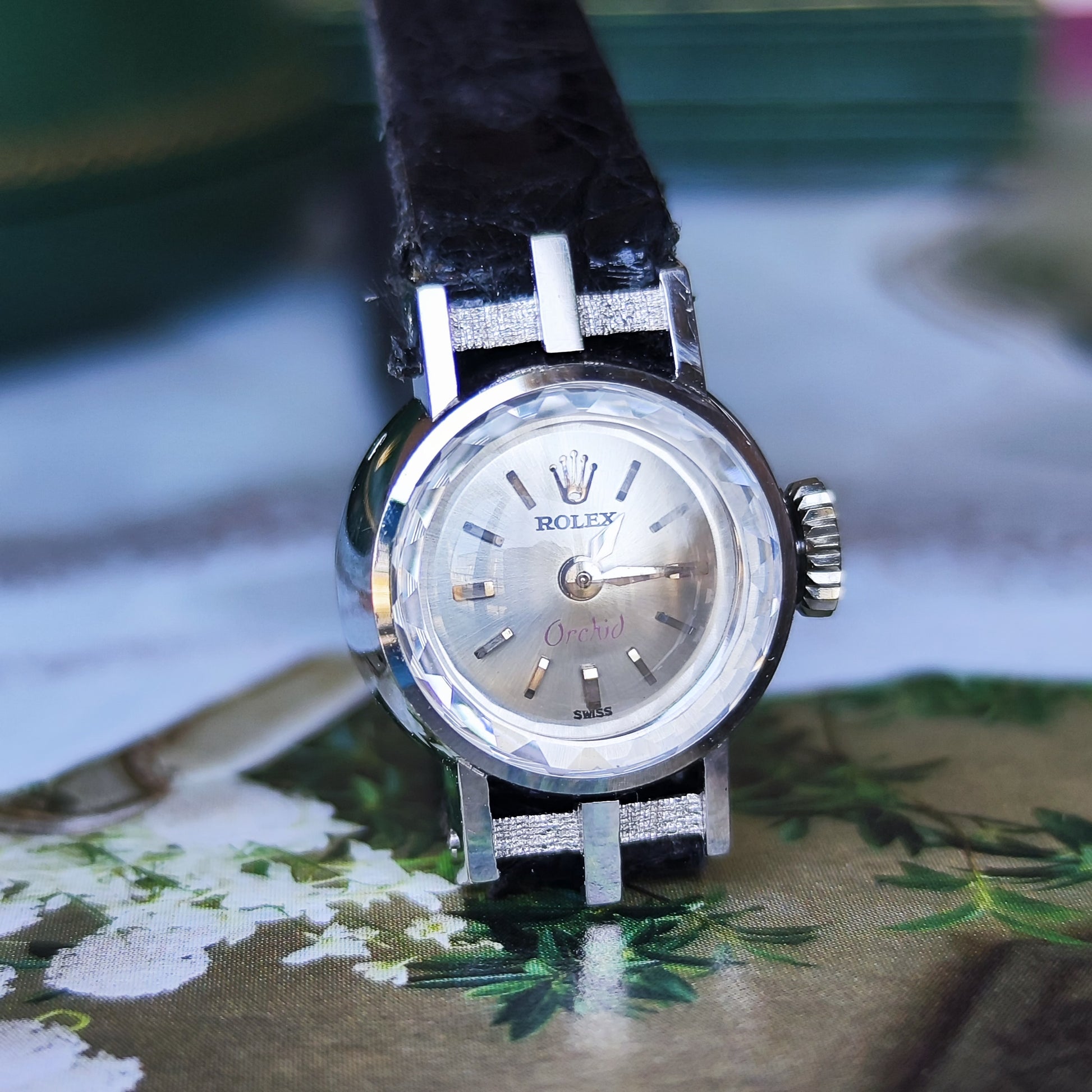 【OH済み】ROLEX ロレックス Orchid オーキッド 18金ホワイトゴールド 金無垢時計