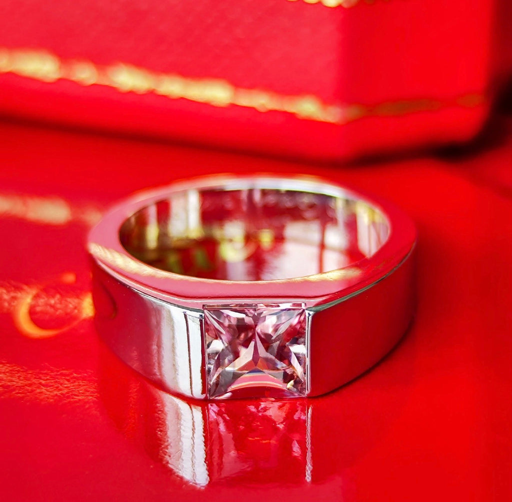 Cartier カルティエ タンク ピンクトルマリン 18金WG 52