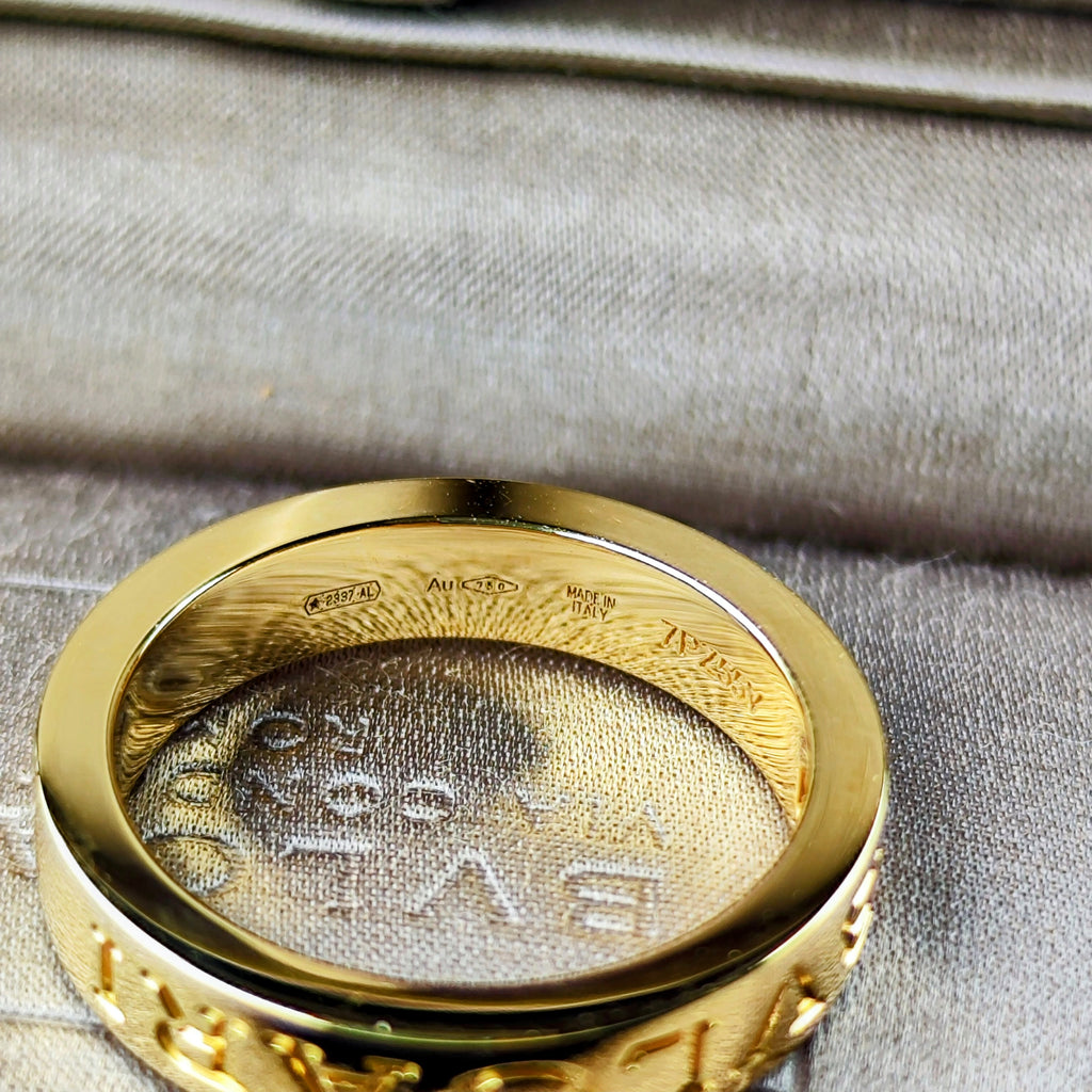 BVLGARI ブルガリ B-ZERO1 ビーゼロワン エッセンシャルリング ダイヤ 18金YG