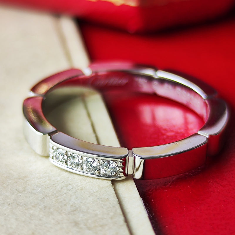 Cartier カルティエ マイヨンパンテール
ダイヤモンドリング 18金WG 11号