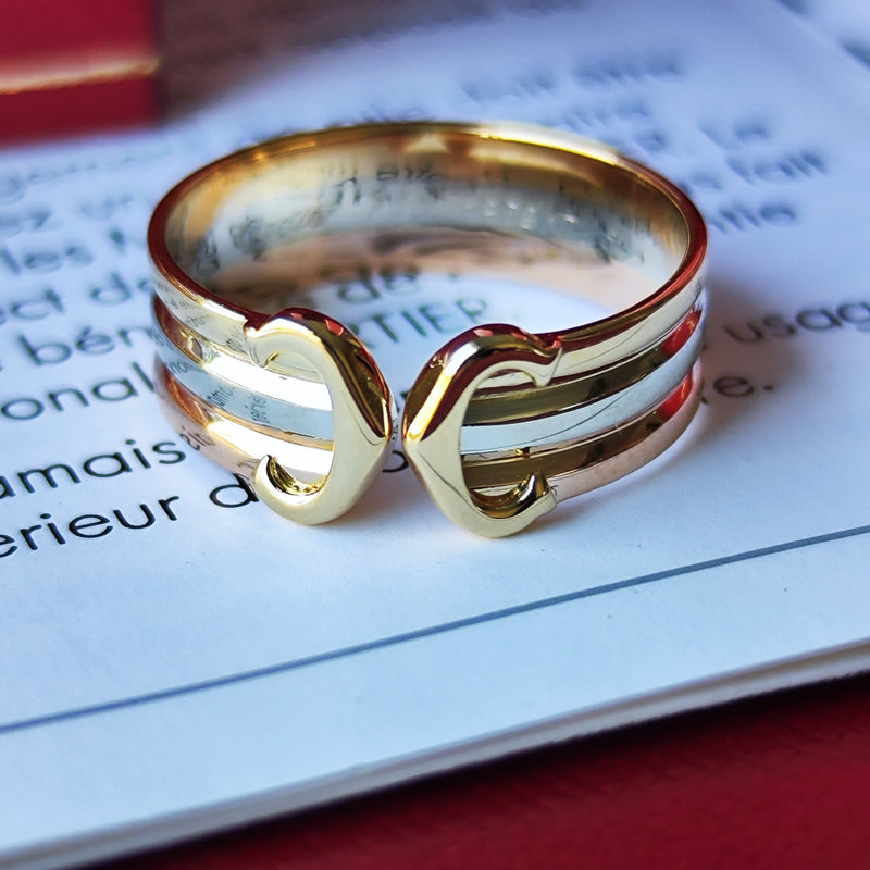 Cartier カルティエ 2C（デューブル・シー）12号 リング