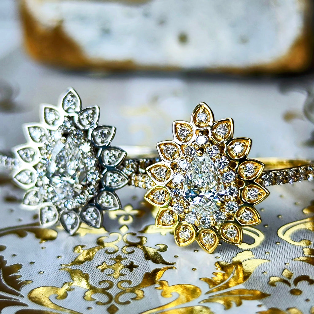 【インターナリーフローレス】天然ダイヤモンド 0.30ct 18金 GIA