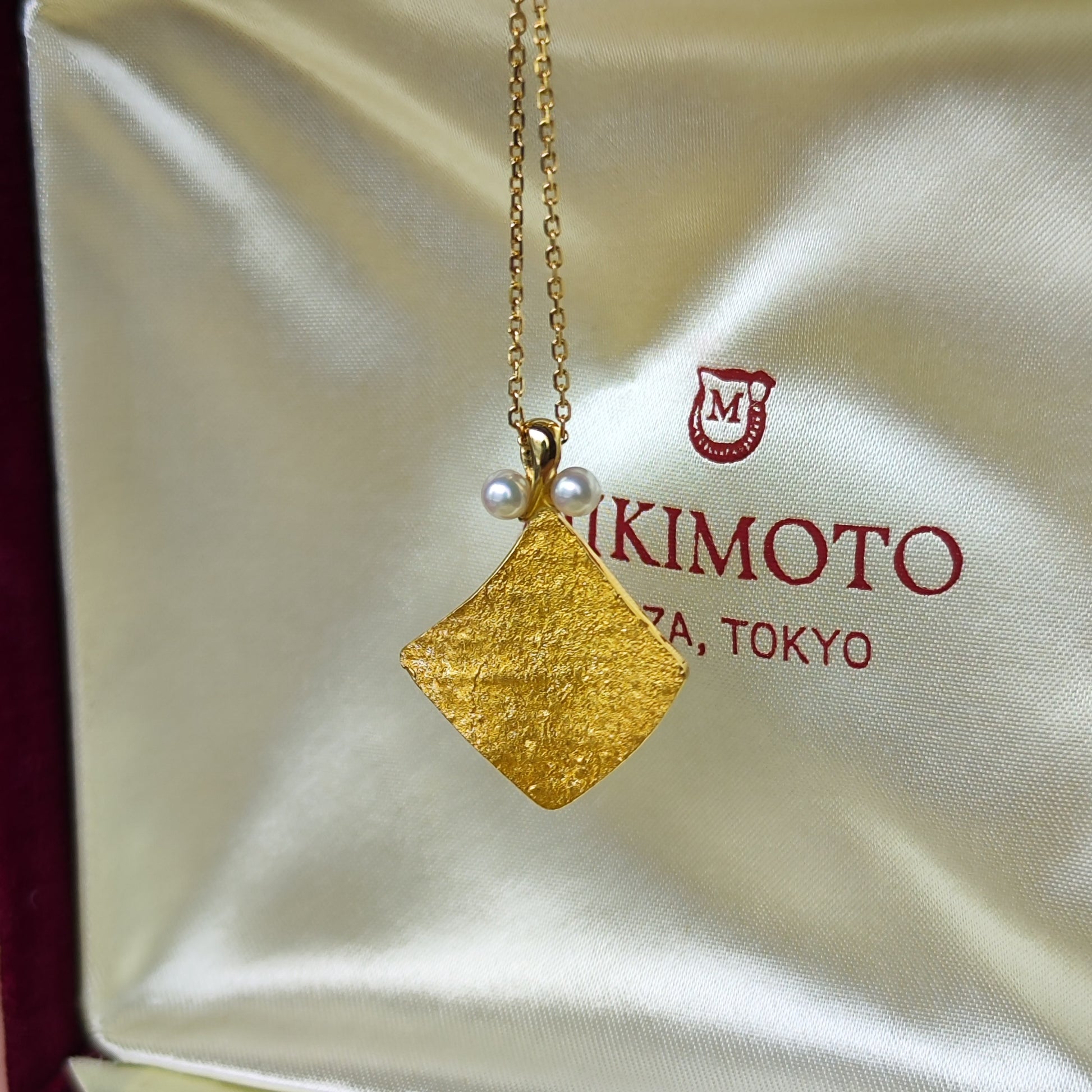 【22金】MIKIMOTO ミキモト あこや真珠 ネックレス