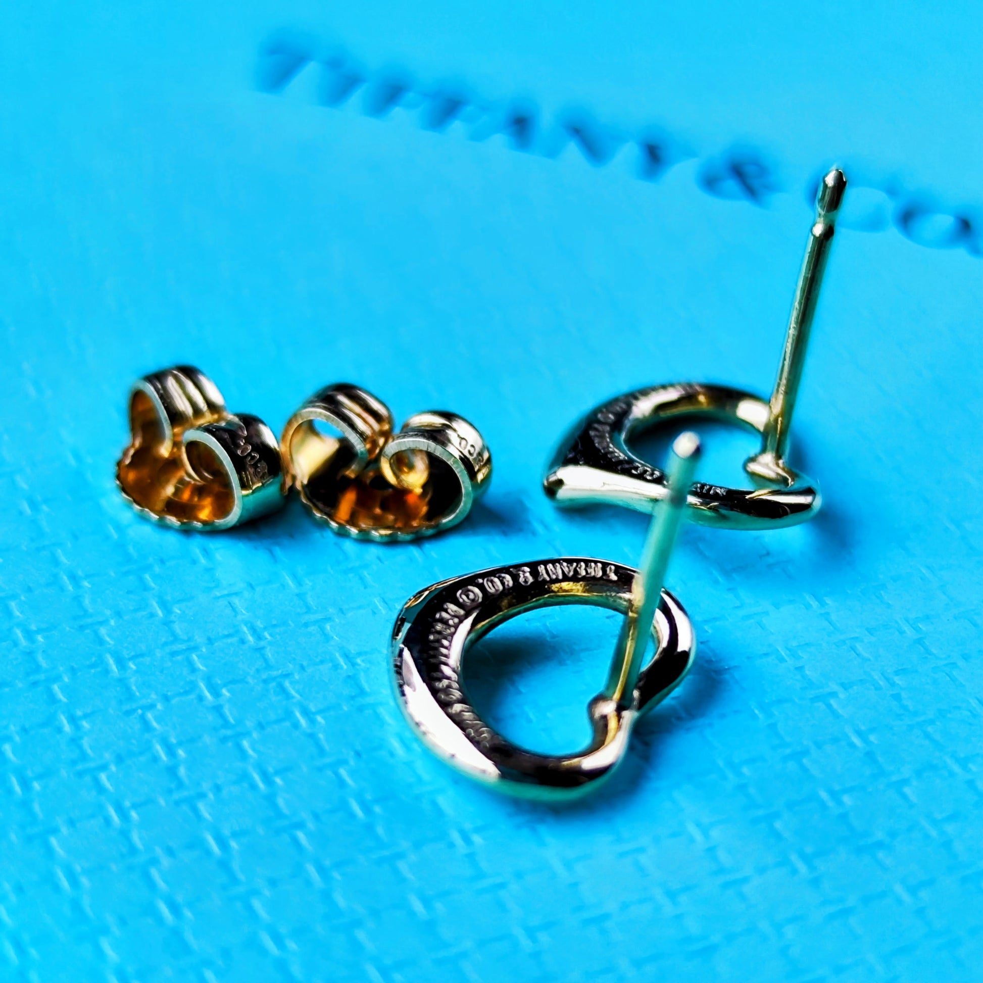 TIFFANY &Co ティファニー オープンハート 18金YG ピアス