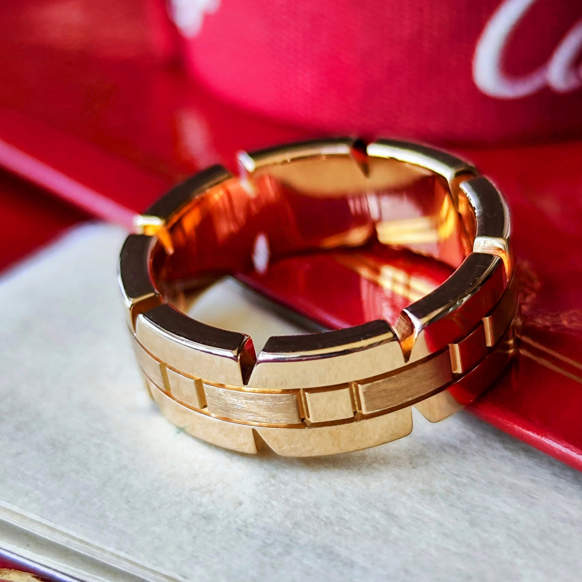 Cartier カルティエ タンクフランセーズ K18PG 49