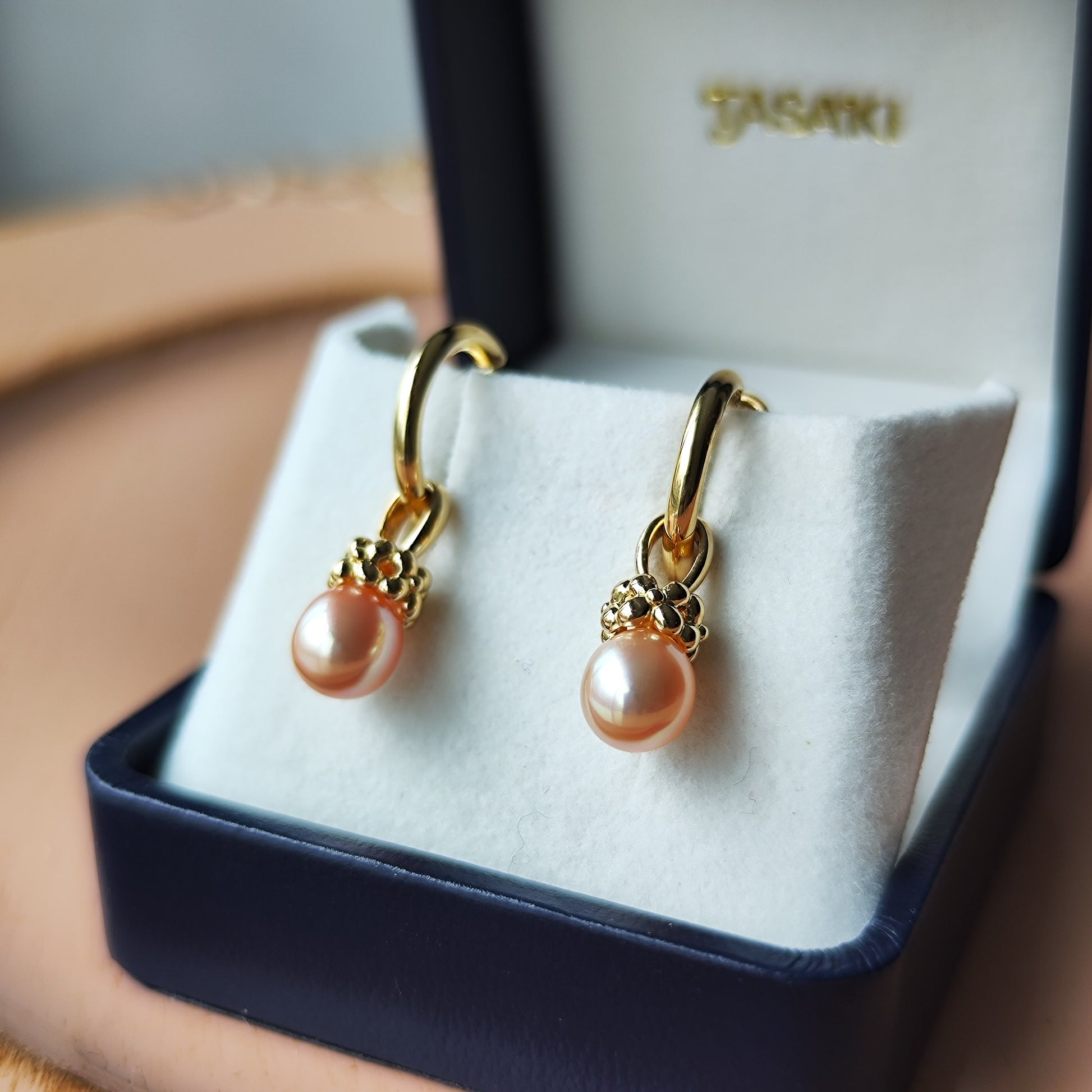 TASAKI 田崎真珠 淡水真珠 イヤリング チャーム