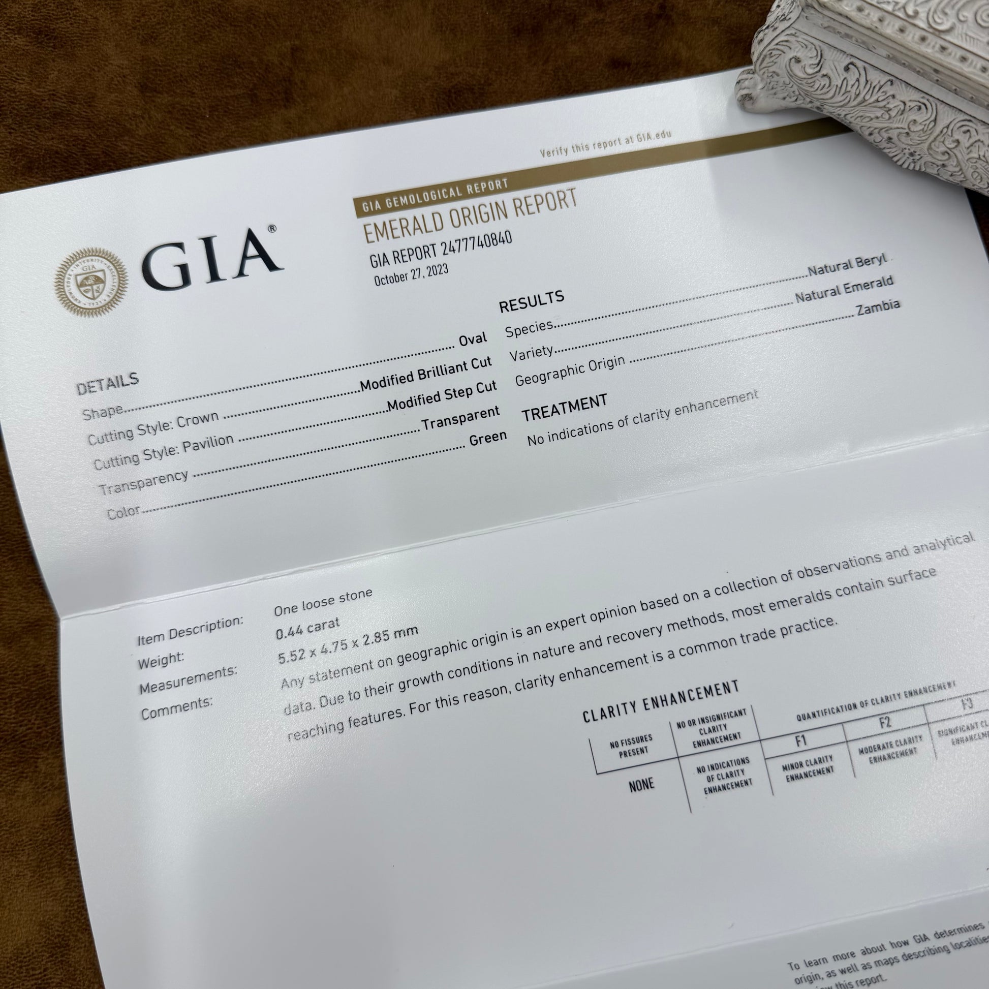 【ノンオイル ザンビア産】天然エメラルド 天然ダイヤモンド GIA プラチナリング