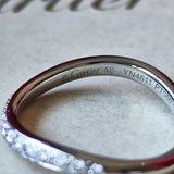 Cartier カルティエ トリニティルバン ダイヤモンドリング プラチナ 8号