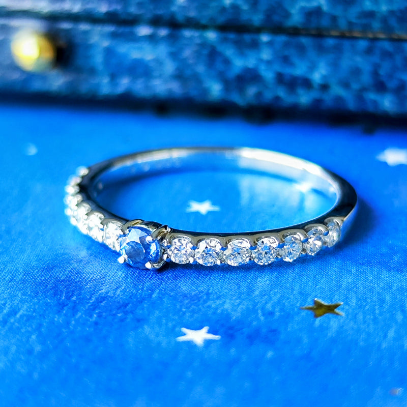 【レアストーン】天然コバルトブルースピネル 天然ダイヤモンド