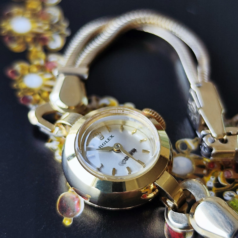 【OH済み】ROLEX ロレックス PRECISION プレシジョン 金無垢 手巻き腕時計