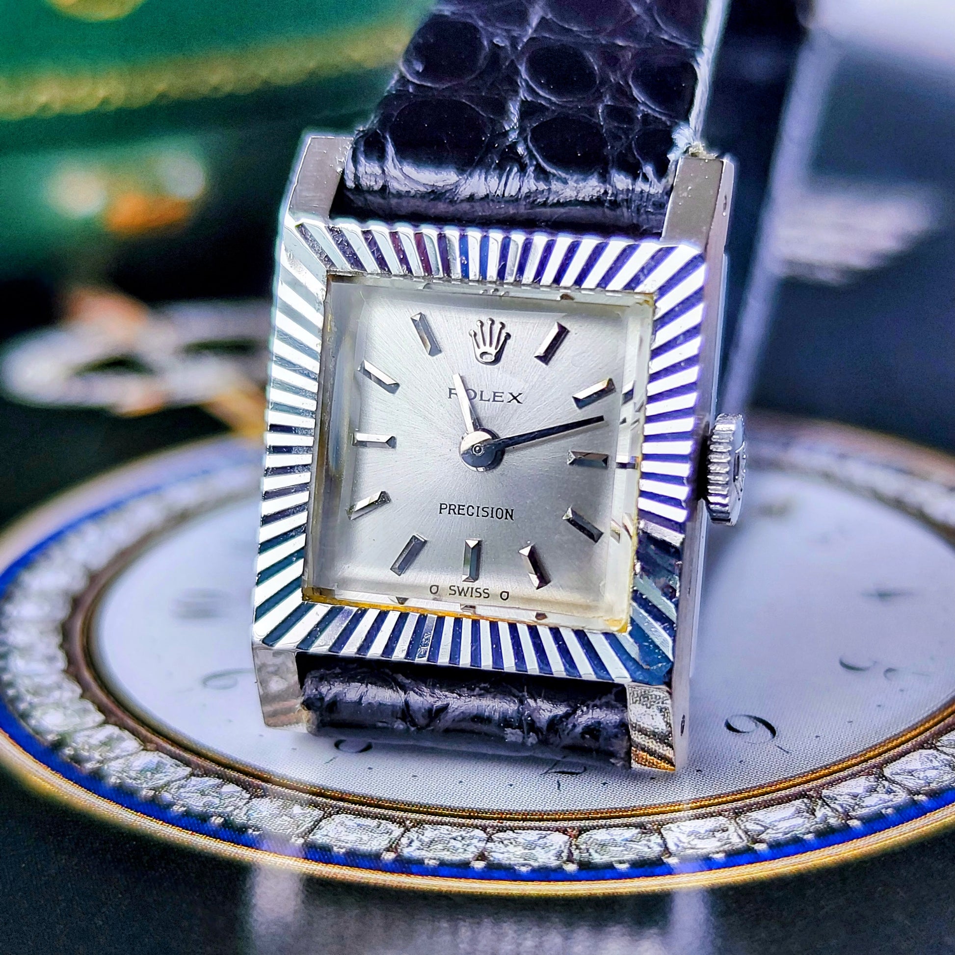 【OH済み】ROLEX ロレックス PRECISION プレシジョン シグマ文字盤 金無垢 手巻き腕時計
