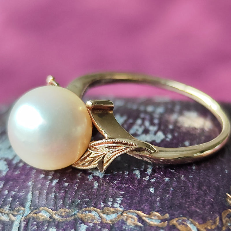 MIKIMOTO ミキモト あこや真珠 ヴィンテージリング