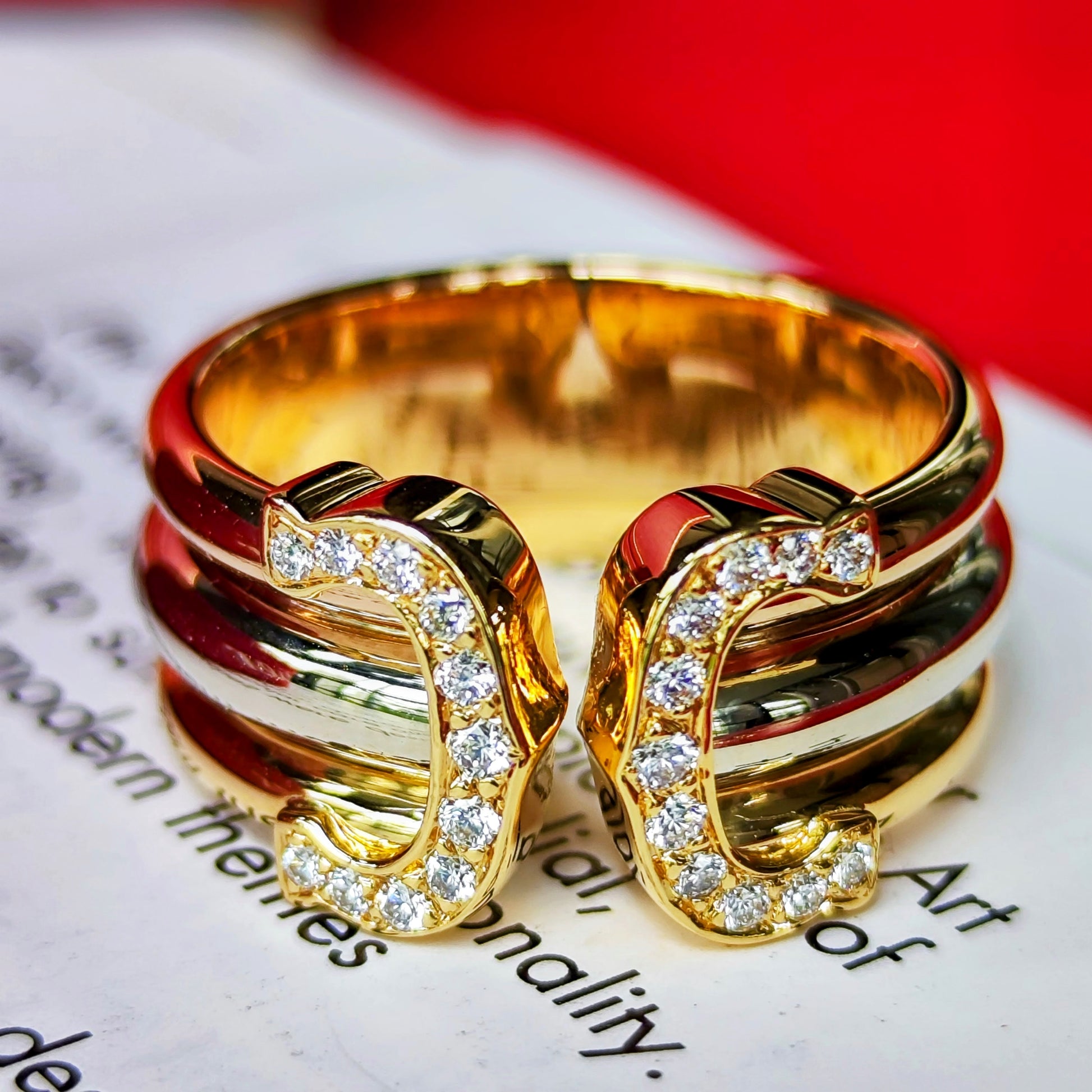 【廃盤 Cartier 】カルティエ 2C（デューブル・シー）ダイヤモンド 52